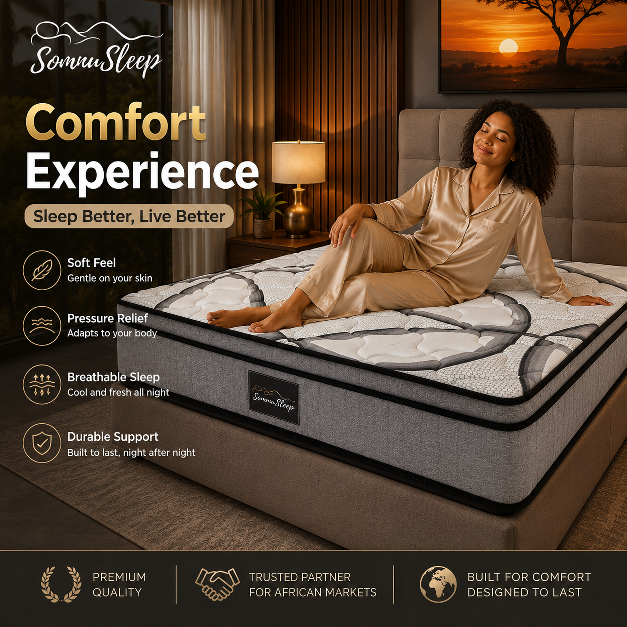 Comfort Experience Mattress for Africa Buyer