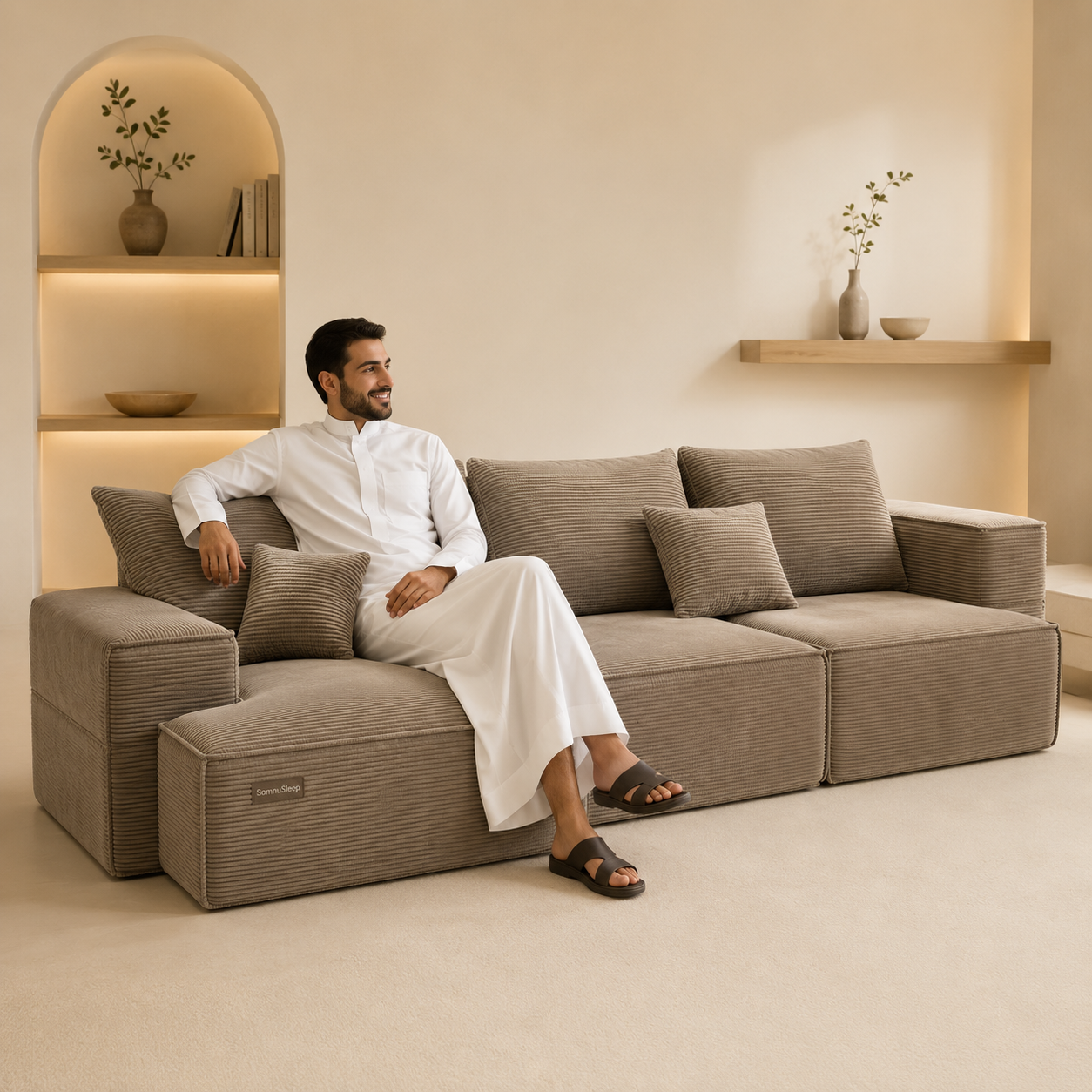 Modular Compressed Sofa Bed