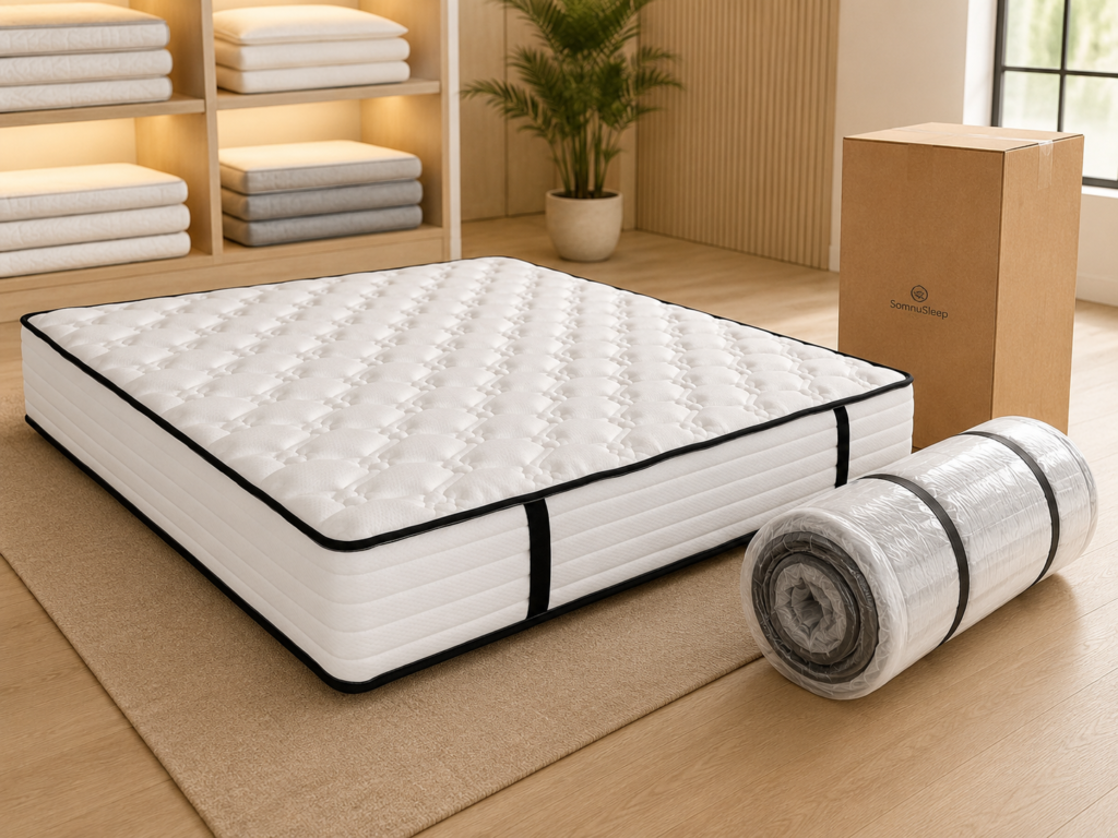 25cm firm tight top spring mattress