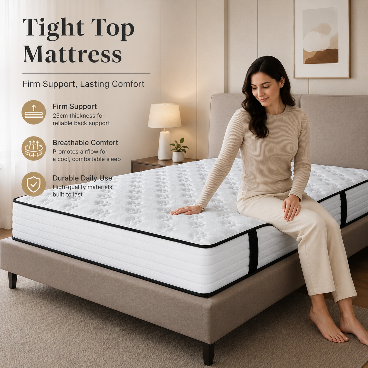 Firm Pocket Spring Mattress Comfort and Support