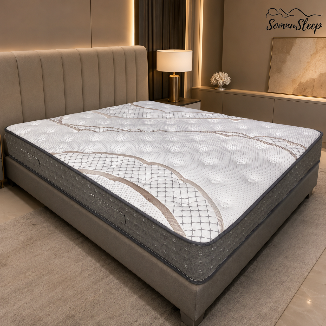 20cm Tight Top Mattress in Modern Bedroom