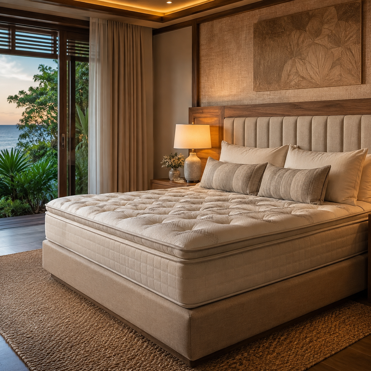 Hotel room mattress for serviced apartments and extended-stay projects