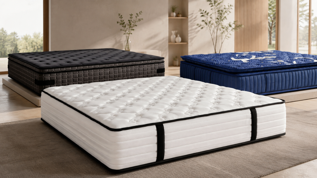 Pocket spring and hybrid mattress collection for wholesale and projects