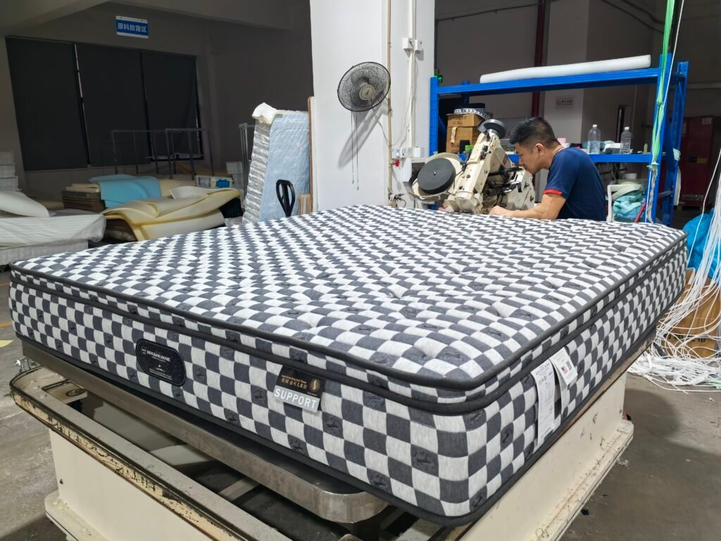 Mattress warehouse preparation for bulk orders